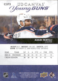 2023-24 Adam Fantilli Upper Deck EXTENDED SERIES UD CANVAS YOUNG GUNS ROOKIE RC #C373 Columbus Blue Jackets