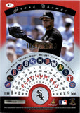 1997 Frank Thomas Pinnacle Totally Certified PLATINUM RED 1007/3999 #41 Chicago White Sox