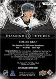 2024-25 Collin Graf Upper Deck Black Diamond DIAMOND FUTURES AUTO ROOKIE 76/99 AUTOGRAPH RC #BDF-GR San Jose Sharks