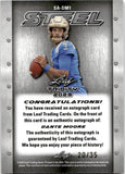 2023 Dante Moore Leaf Trinity STEEL PURPLE AUTOGRAPH ROOKIE AUTO RC 20/35 #SA-DM1 UCLA Bruins Oregon Ducks