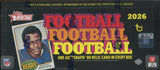 2026 Topps Heritage Football Hobby, 12 Box Case
