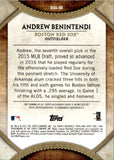 2017 Andrew Benintendi Topps Tier One BRK OUT ROOKIE AUTOGRAPH 23/25 RC AUTO #BOA-AB Boston Red Sox