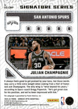 2023-24 Julian Champagnie Panini Donruss Optic SIGNATURE SERIES AUTOGRAPH AUTO #SS-CMP San Antonio Spurs