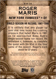 2015 Roger Maris Topps UPDATE SERIES ETCHED IN HISTORY #EIH-14 New York Yankees
