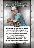 2023 Colt Emerson Leaf Trinity IRON STEEL GREEN DONUT CIRCLES ROOKIE AUTOGRAPH 2/4 RC AUTO #S-CE1 Seattle Mariners