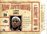 2009-10 LeBron James Upper Deck NOW APPEARING #NA-8 Cleveland Cavaliers
