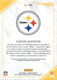 2022 Calvin Austin III Panini Limited ROOKIE PATCH AUTOGRAPH RC AUTO 11/35 #183 Pittsburgh Steelers