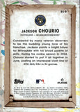 2024 Jackson Chourio Bowman's Best SHOWPIECES ROOKIE RC #BS-9 Milwaukee Brewers