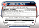 2023 Jefferson Rojas Bowman 1ST BOWMAN CHROME PROSPECT AUTOGRAPH AUTO #CPA-JR Chicago Cubs