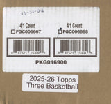 2025/26 Topps Three Basketball Hobby, 4 Box Case *RELEASES 3/5*