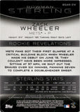 2013 Zack Wheeler Bowman Sterling ROOKIE AUTOGRAPH RC AUTO #BSAR-ZW New York Mets
