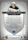 2022-23 Dylan Holloway Upper Deck Stature ROOKIE AUTO 36/199 RC AUTOGRAPH #140 Edmonton Oilers