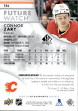 2023-24 Connor Zary Upper Deck SP Authentic FUTURE WATCH AUTOGRAPH ROOKIE 749/999 AUTO RC #156 Calgary Flames