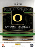 2022 Kayvon Thibodeaux Panini Select Draft Picks YOUTH EXPLOSION AUTOGRAPH ROOKIE AUTO RC #YE-KTH New York Giants Oregon Ducks