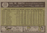 1961 Hal Smith Topps #242 Pittsburgh Pirates