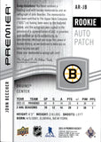 2023-24 John Beecher Upper Deck Premier ROOKIE AUTO PATCH 16/249 RC AUTOGRAPH #AR-JB Boston Bruins