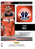 2024-25 John Wall Panini Silhouette DUAL MATERIALS GAME-WORN JERSEY #DMA-WAL Washington Wizards