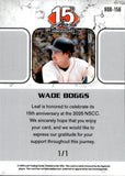 2025 Wade Boggs Leaf 15TH ANNIVERSARY NSCC 1990 LAVA GOLD 1/1 #90B-156 Boston Red Sox