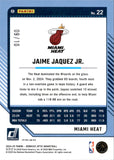 2024-25 Jaime Jaquez Jr. Panini Donruss Optic GOLD VELOCITY PRIZM 9/10 #22 Miami Heat