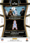 2022 Billy "White Shoes" Johnson Panini Select SELECT SIGNATURES PRIZM BLUE AUTOGRAPH AUTO 13/99 #SSP-BWJ Houston Oilers
