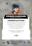 2021-22 Connor McMichael Upper Deck Stature GREEN AUTOGRAPH 14/50 AUTO #79 Washington Capitals