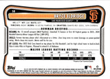 2026 Bryce Eldridge Bowman Chrome REFRACTOR VARIATION RED ROOKIE RC #58 San Francisco Giants