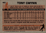 1983 Tony Gwynn Topps ROOKIE RC #482 San Diego Padres 2