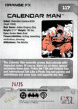 2025 Calendar Man Skybox Metal Universe Batman ORANGE FX 24/25 #117