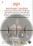 1998 Michael Jordan Upper Deck MJx TIMELINE #32 Chicago Bulls
