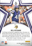 2024 Will Reichard Panini Rookies & Stars ROOKIE AUTOGRAPH ORANGE 48/199 RC AUTO #197 Minnesota Vikings
