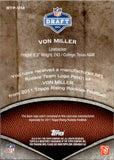 2011 Von Miller Topps Rising Rookies MANUFACTURED NFL ROOKIE TEAM LOGO PATCH 606/1074 #RTP-VM Denver Broncos