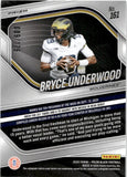 2025 Bryce Underwood Panini Prizm Black WHITE PRIZM 9/175 #161 Michigan Wolverines
