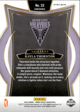 2025 Kayla Thornton Panini Select CONCOURSE GOLD PRIZM 4/10 #22 Golden State Valkyries