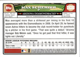 2008 Max Scherzer Topps UPDATE & HIGHLIGHTS ROOKIE RC #UH280 Arizona Diamondbacks