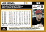 2002 Jeff Bagwell Topps Chrome GOLD REFRACTOR #50 Houston Astros