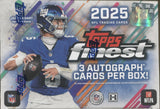 2025 Topps Finest Football Delight, Box