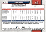 2026 Brady House Topps SERIES ONE TEAM BORDER ROOKIE RC #170 Washington Nationals