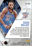 2023-24 Cason Wallace Panini Phoenix YELLOW ICE ROOKIE 57/175 RC #291 Oklahoma City Thunder