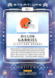 2025 Dillon Gabriel Panini Origins START-UPS ROOKIE RC #5 Cleveland Browns