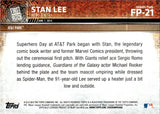 2015 Stan Lee Topps SERIES TWO FIRST PITCH #FP-21 New York Giants MARVEL LEGEND 1
