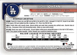 2024 Shohei Ohtani Bowman SKY BLUE 214/499 #33 Los Angeles Dodgers