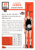 2007-08 LeBron James Topps 1957-58 VARIATION #23 Cleveland Cavaliers