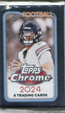 2024 Topps Chrome Football Hobby, Pack