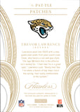 2025 Trevor Lawrence Panini Flawless PATCHES 10/20 PATCH #PAT-TLE Jacksonville Jaguars