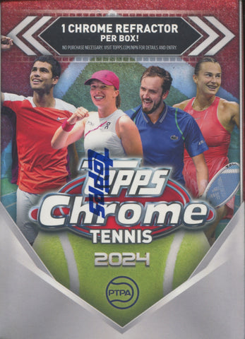 2024 Topps Chrome Tennis Blaster, Box