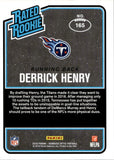 2016 Derrick Henry Panini Donruss Optic RATED ROOKIE PURPLE PRIZM RC #165 Tennessee Titans