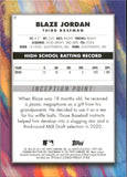 2021 Blaze Jordan Bowman Inception #77 Boston Red Sox