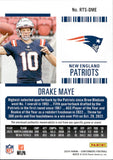 2024 Drake Maye Panini Contenders ROOKIE TICKET SWATCH JERSEY RC #RTS-DME New England Patriots
