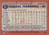 2026 Yanquiel Fernandez Topps 1991 DESIGN ROOKIE 73/91 RC #T91-61 Colorado Rockies