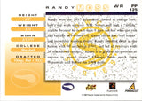 1998 Randy Moss Pinnacle Score SHOWCASE ROOKIE RC #PP125 Minnesota Vikings